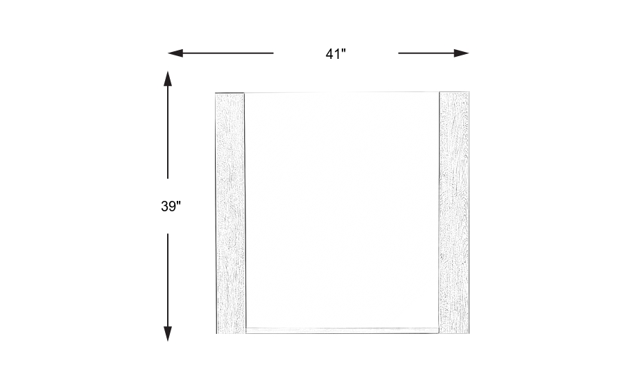 Dimension Image. Please refer to the Dimension Tab on this page for dimension details.