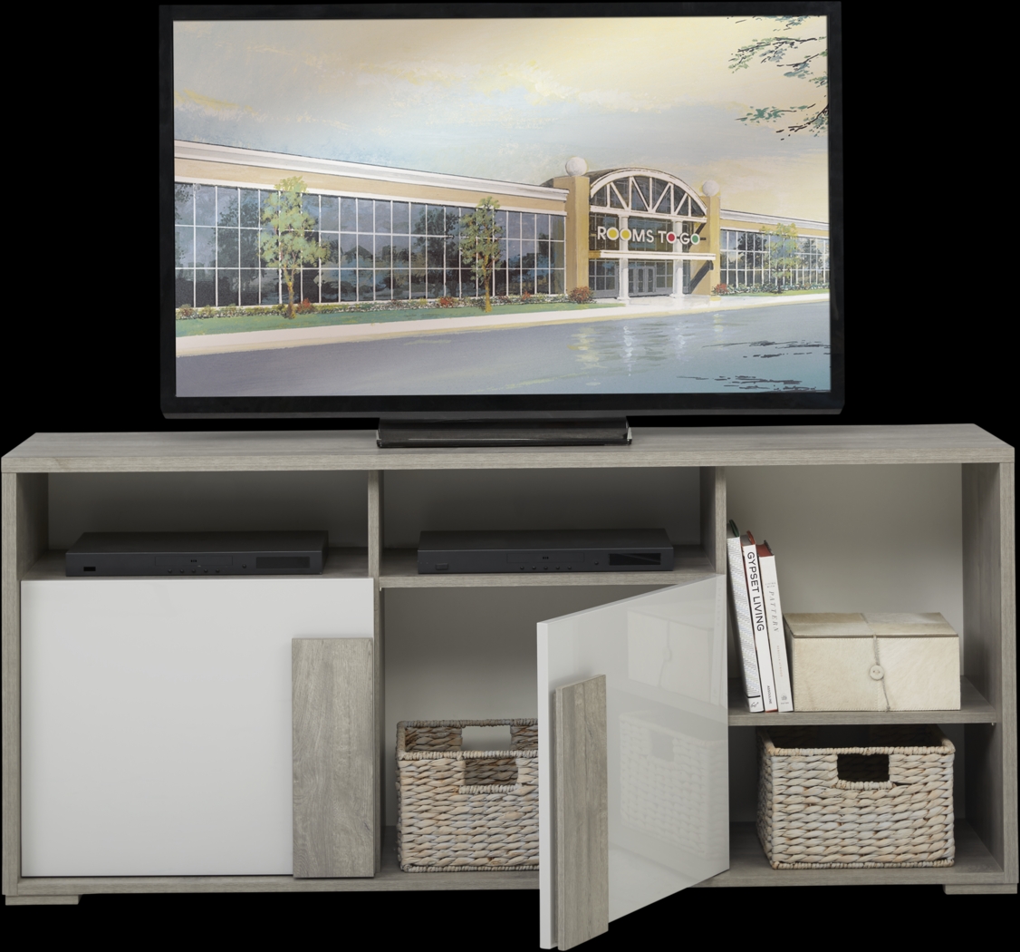 Studio Place Gray 66 in. Console - Thumbnail - Image 2