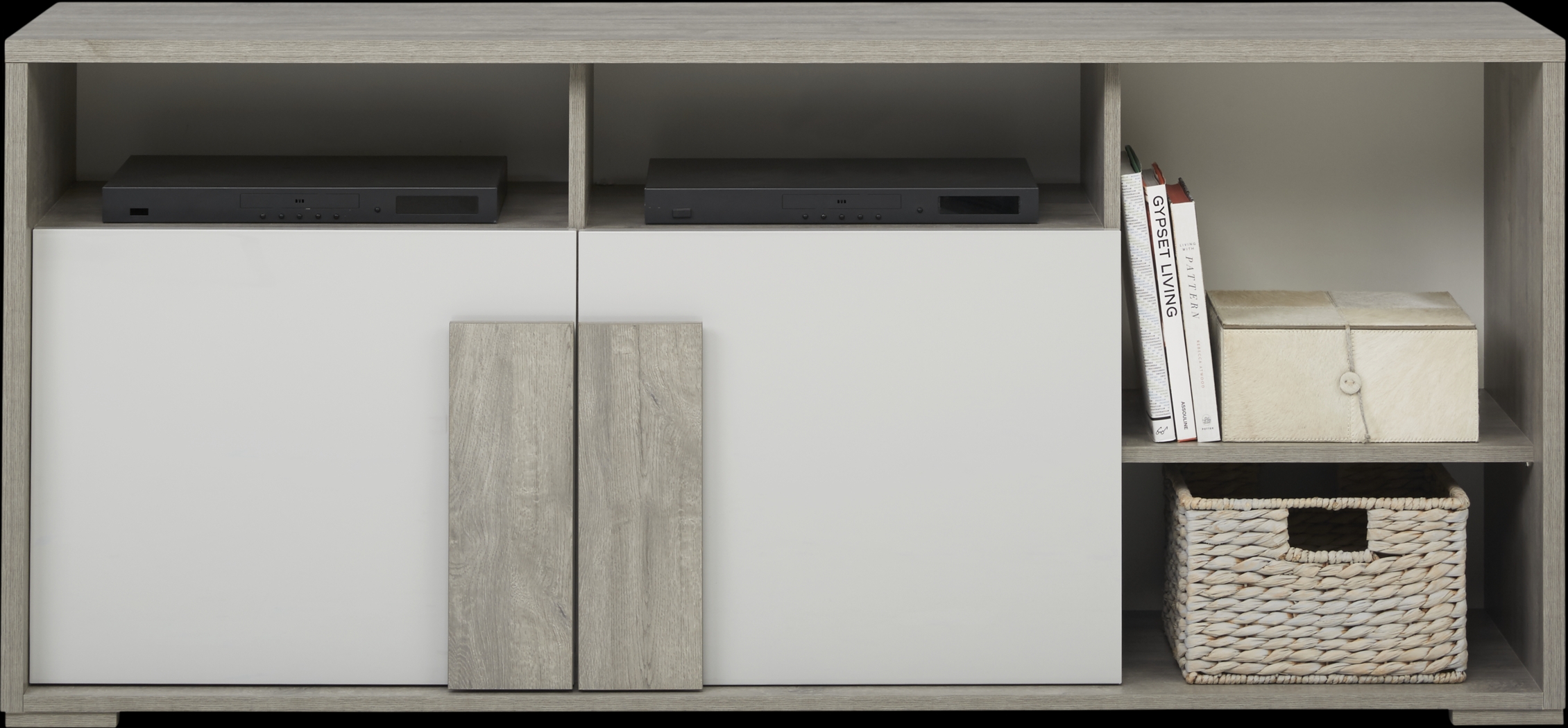 Studio Place Gray 66 in. Console - Thumbnail - Image 3