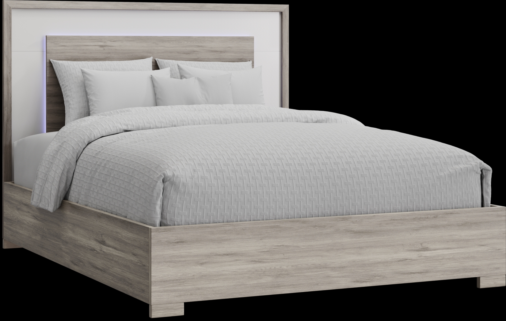 Studio Place Silver 5 Pc Queen Panel Bedroom - Thumbnail - Image 2