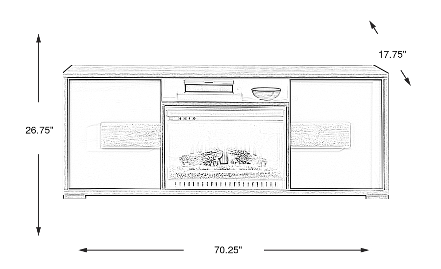 Dimension Image. Please refer to the Dimension Tab on this page for dimension details.