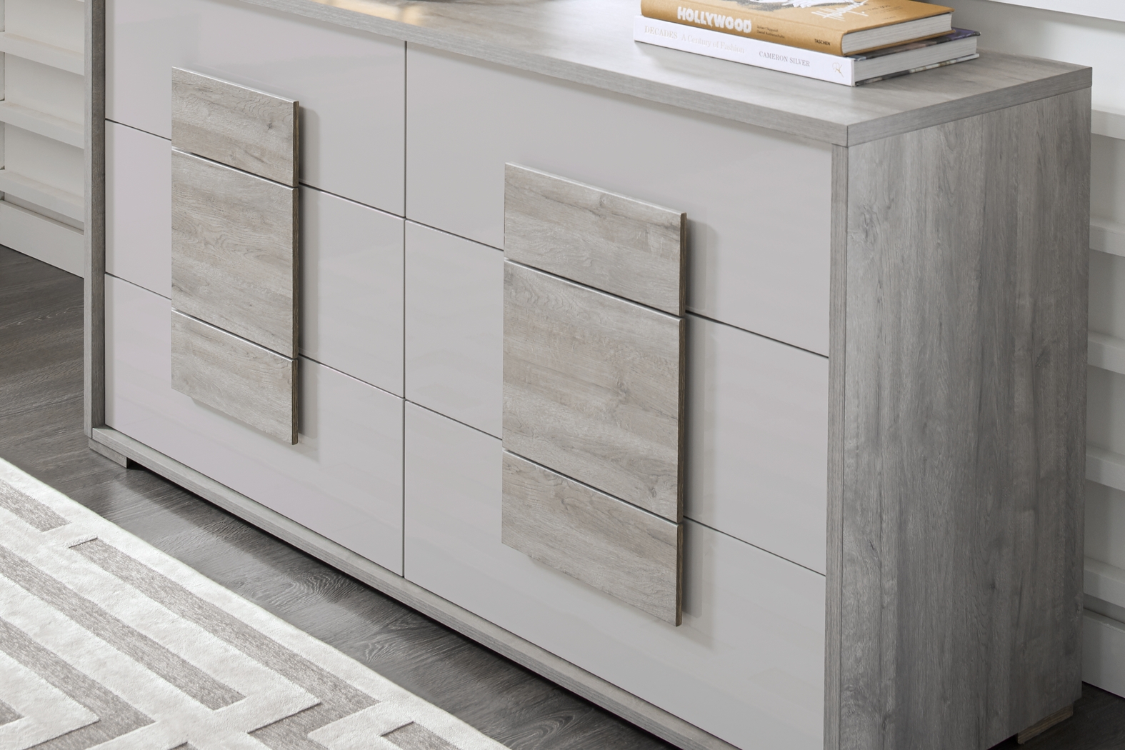 Studio Place Silver 7 Pc King Bedroom - Thumbnail - Image 7