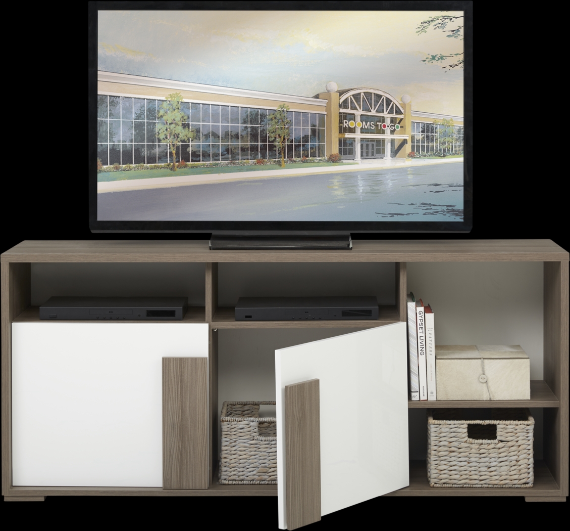 Studio Place Taupe 66 in. Console - Thumbnail - Image 2