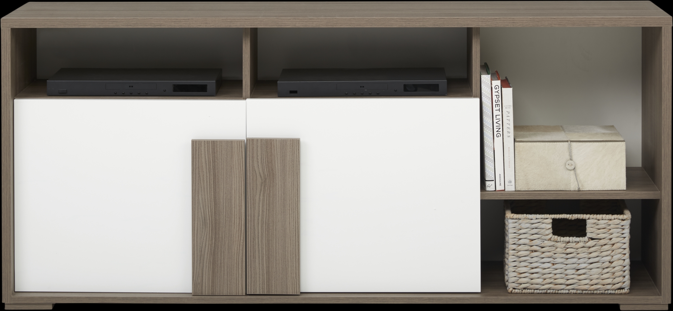 Studio Place Taupe 66 in. Console - Thumbnail - Image 3