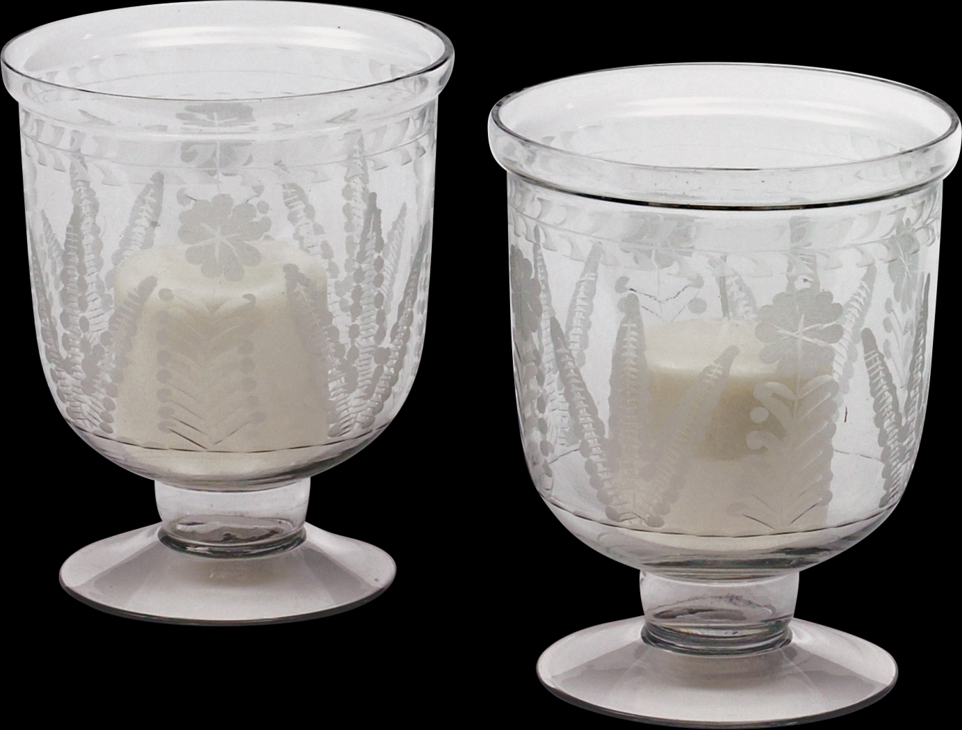 Stuebner Clear Candle Holder, Set of 2 - Thumbnail - Image 1