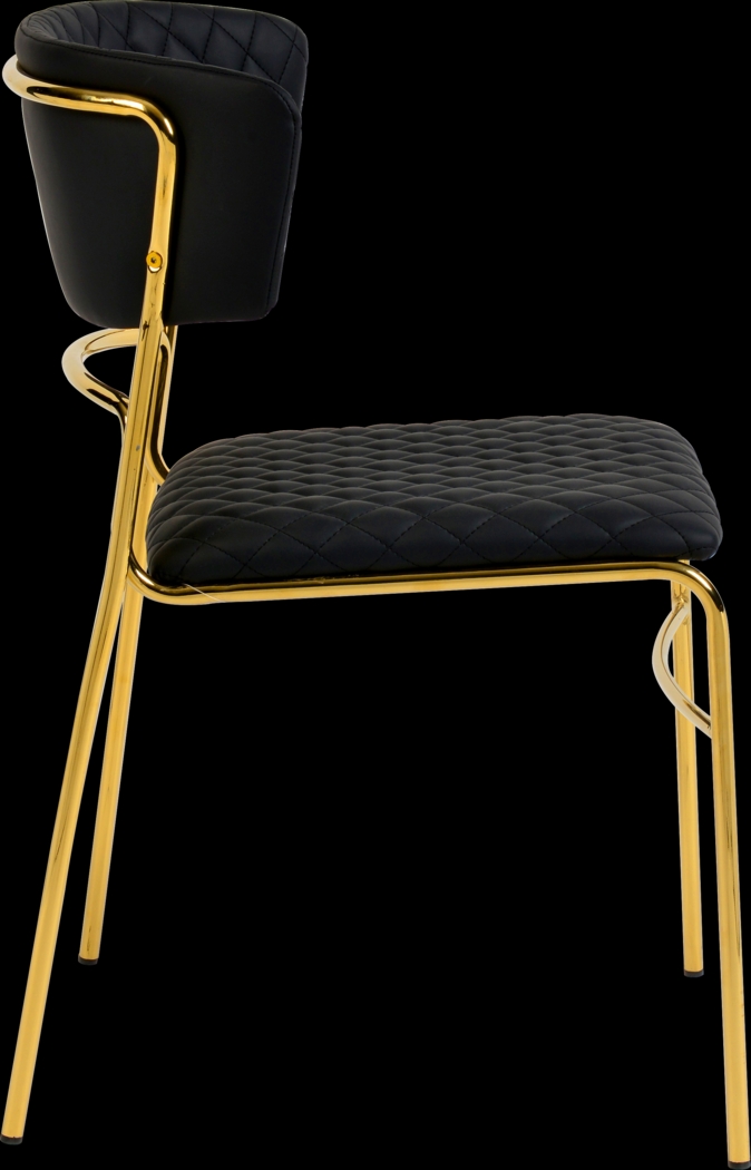 Stull Black Dining Chair, Set of 2 - Thumbnail - Image 4