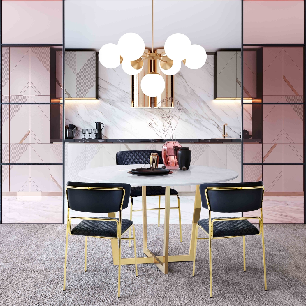 Stull Black Dining Chair, Set of 2 - Thumbnail - Image 7