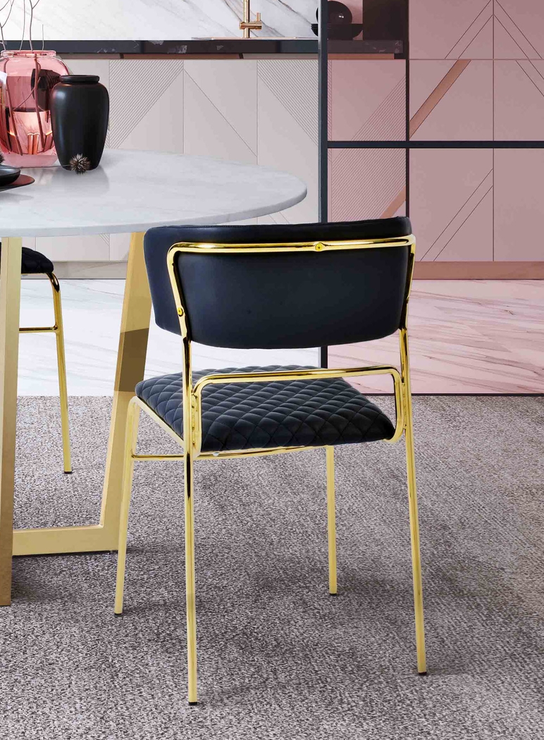 Stull Black Dining Chair, Set of 2 - Thumbnail - Image 8