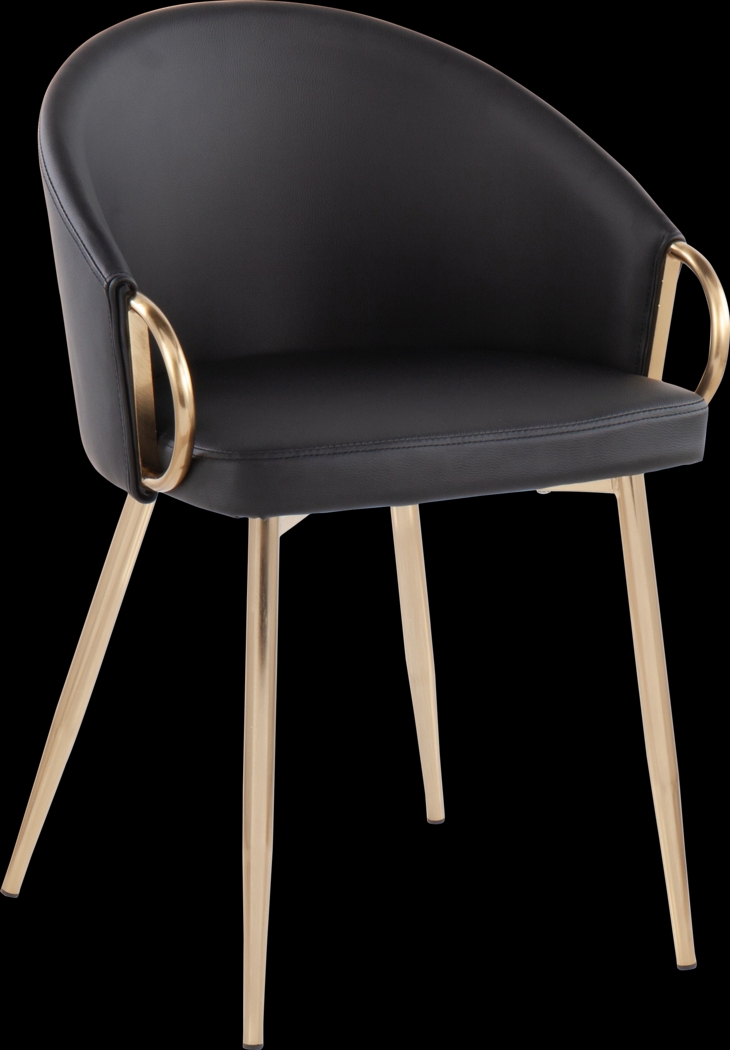 Stumberg I Black Dining Chair, Set of 2 - Thumbnail - Image 5