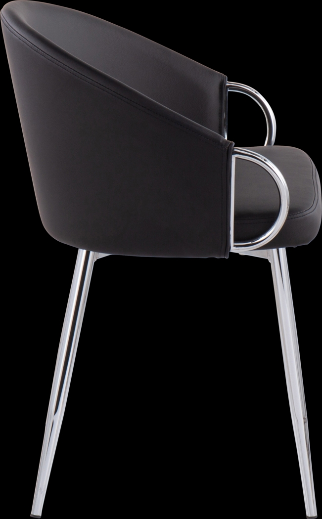 Stumberg II Black Dining Chair, Set of 2 - Thumbnail - Image 7