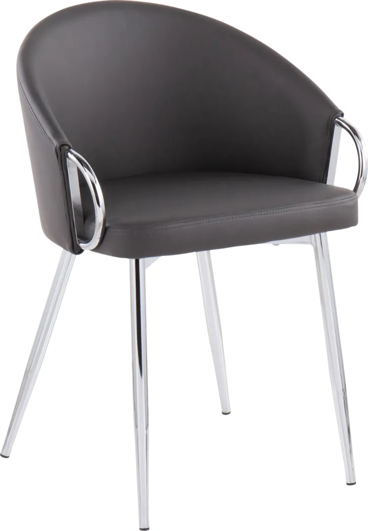 Stumberg II Gray Dining Chair, Set of 2 - Thumbnail - Image 6