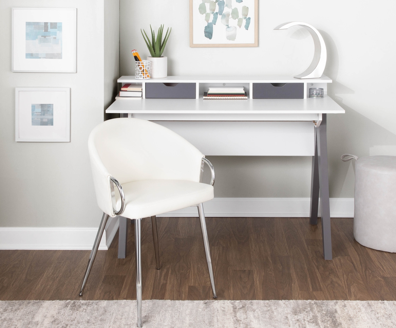 Stumberg II White Dining Chair, Set of 2 - Thumbnail - Image 7