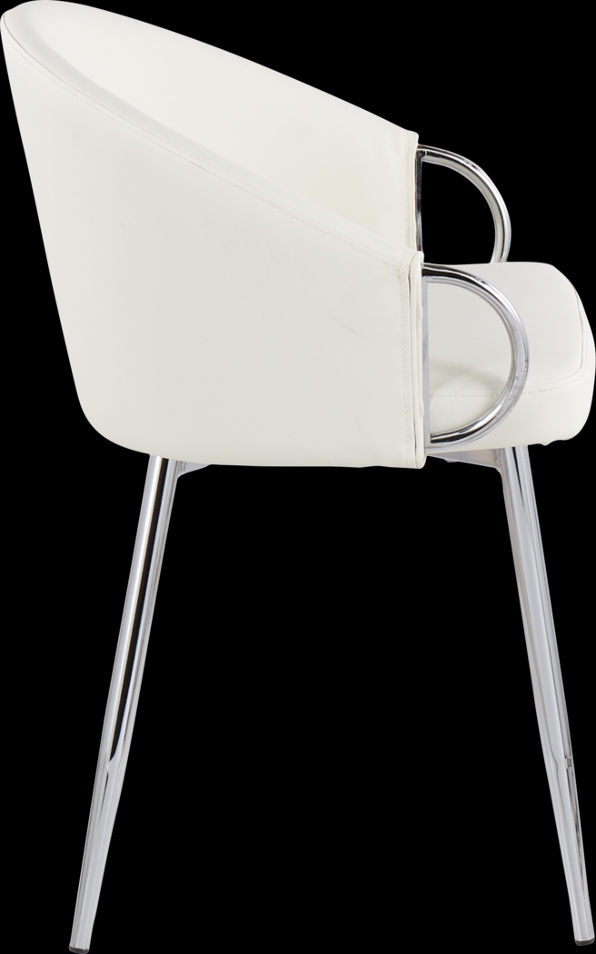 Stumberg II White Dining Chair, Set of 2 - Thumbnail - Image 10