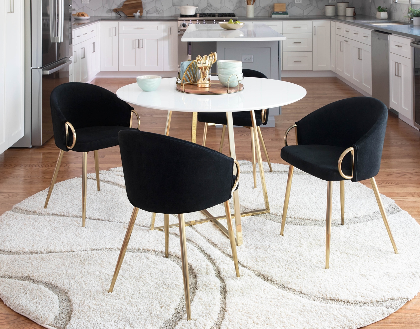 Stumberg III Black Dining Chair, Set of 2 - Thumbnail - Image 2