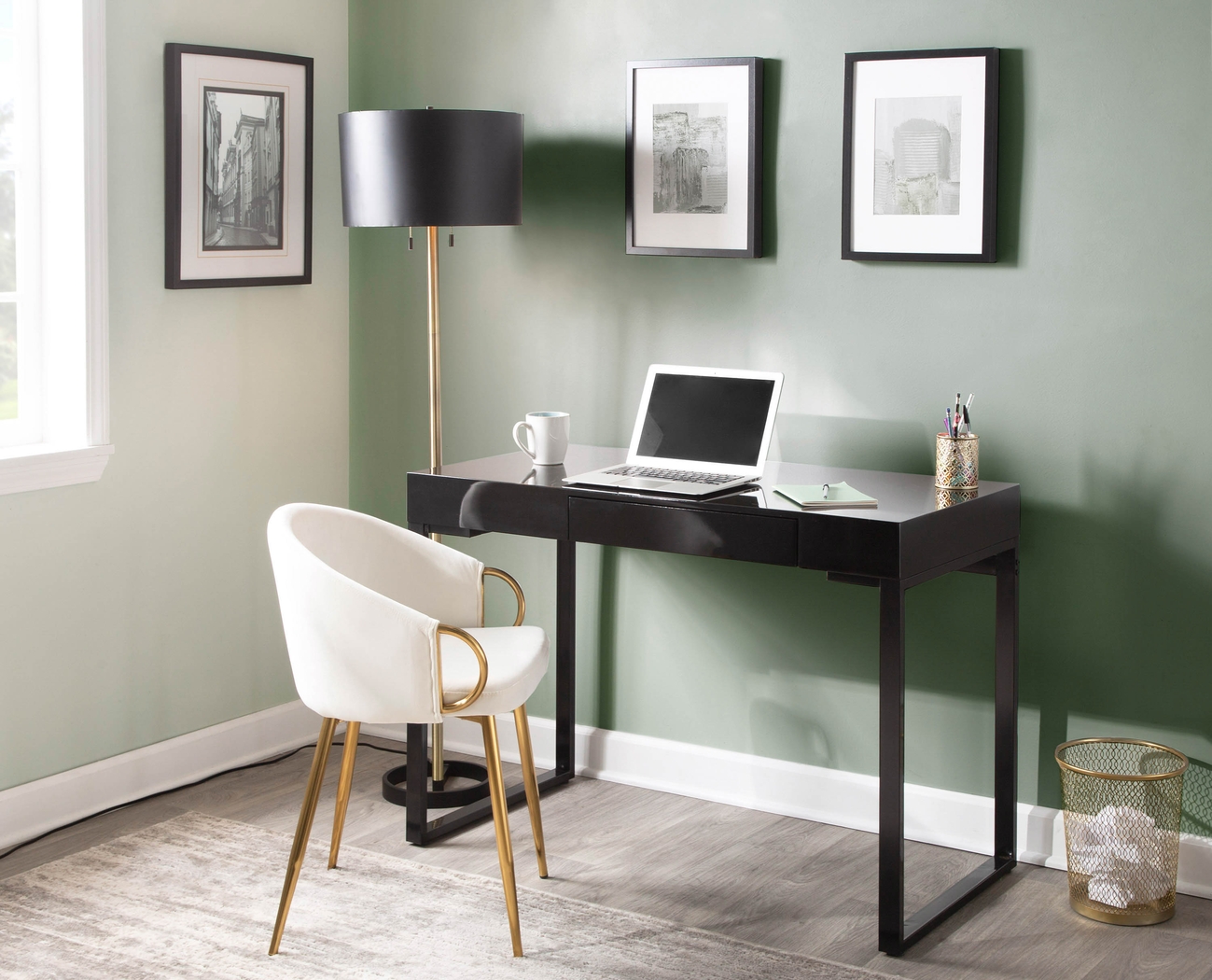 Stumberg III Cream Dining Chair, Set of 2 - Thumbnail - Image 2