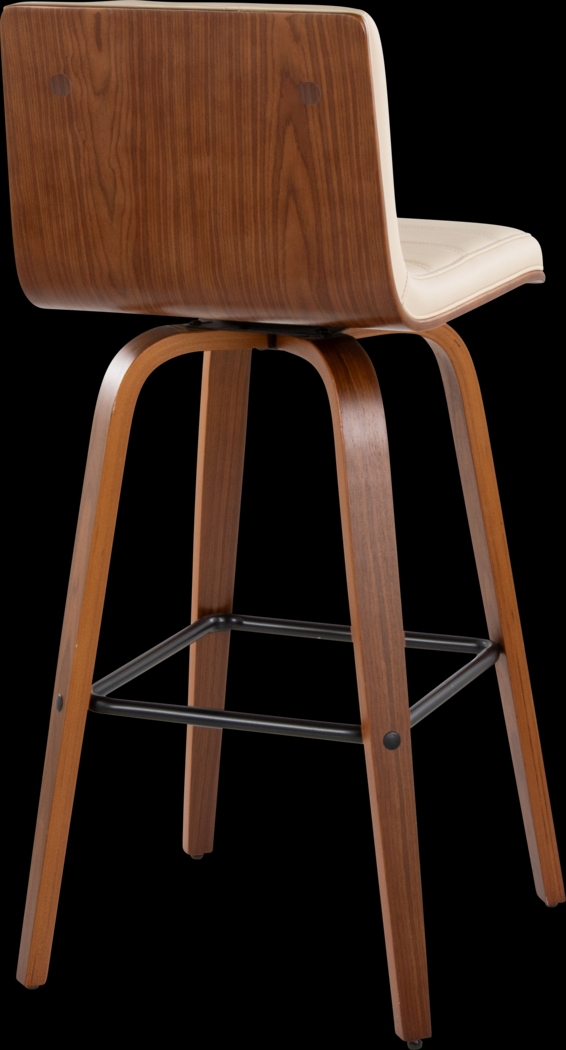 Sturfield II Cream Swivel Barstool, Set of 2 - Thumbnail - Image 6