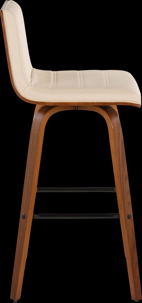 Sturfield II Cream Swivel Barstool, Set of 2 - Thumbnail - Image 7