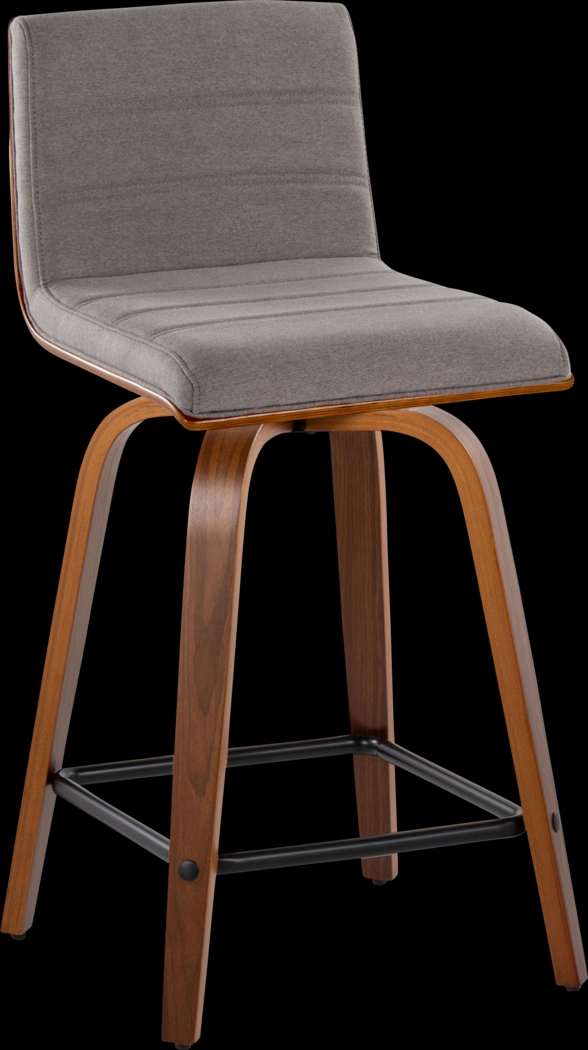 Sturfield II Gray Swivel Counter Height Stool, Set of 2 - Thumbnail - Image 3