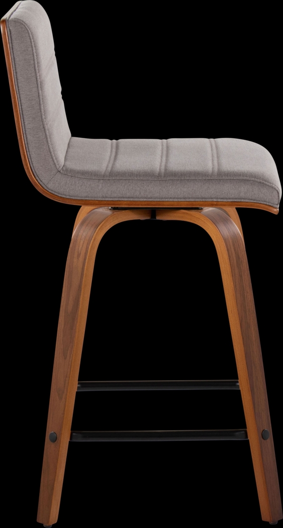 Sturfield II Gray Swivel Counter Height Stool, Set of 2 - Thumbnail - Image 7