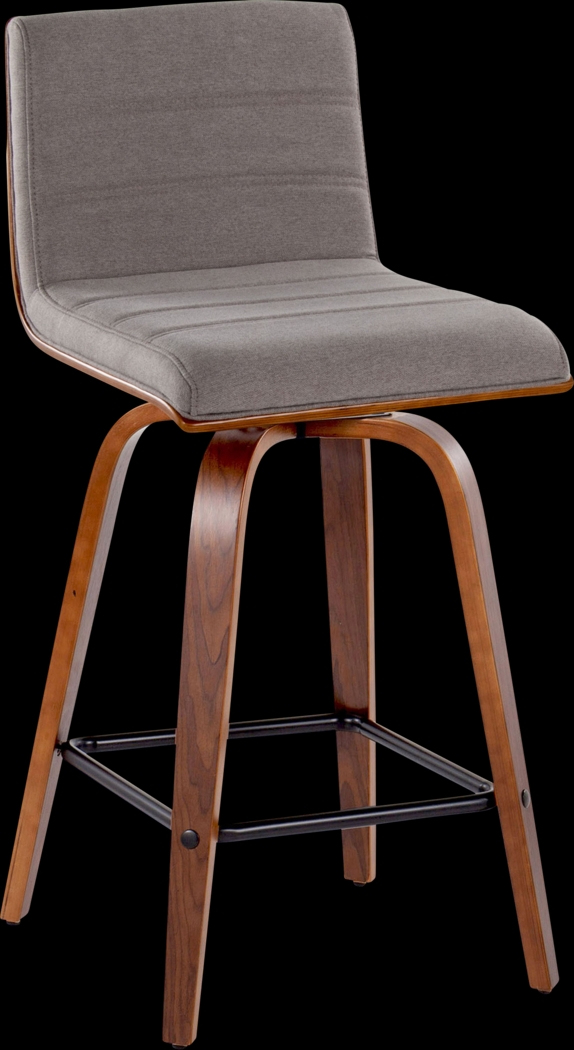 Sturfield III Gray Swivel Counter Height Stool, Set of 2 - Thumbnail - Image 3