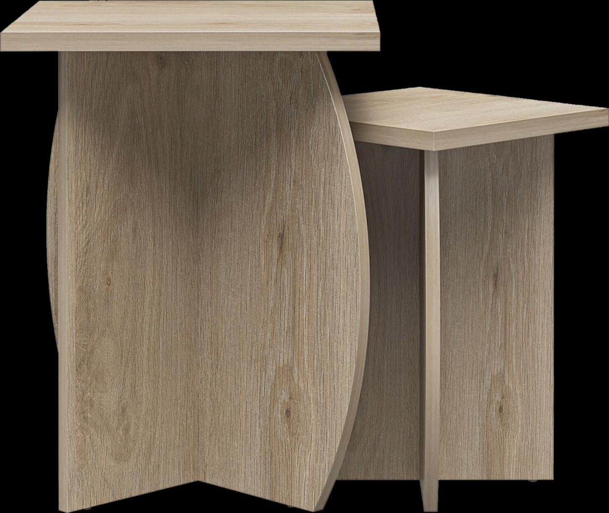 Sturgreen Oak Nesting End Table, Set of 2 - Thumbnail - Image 5