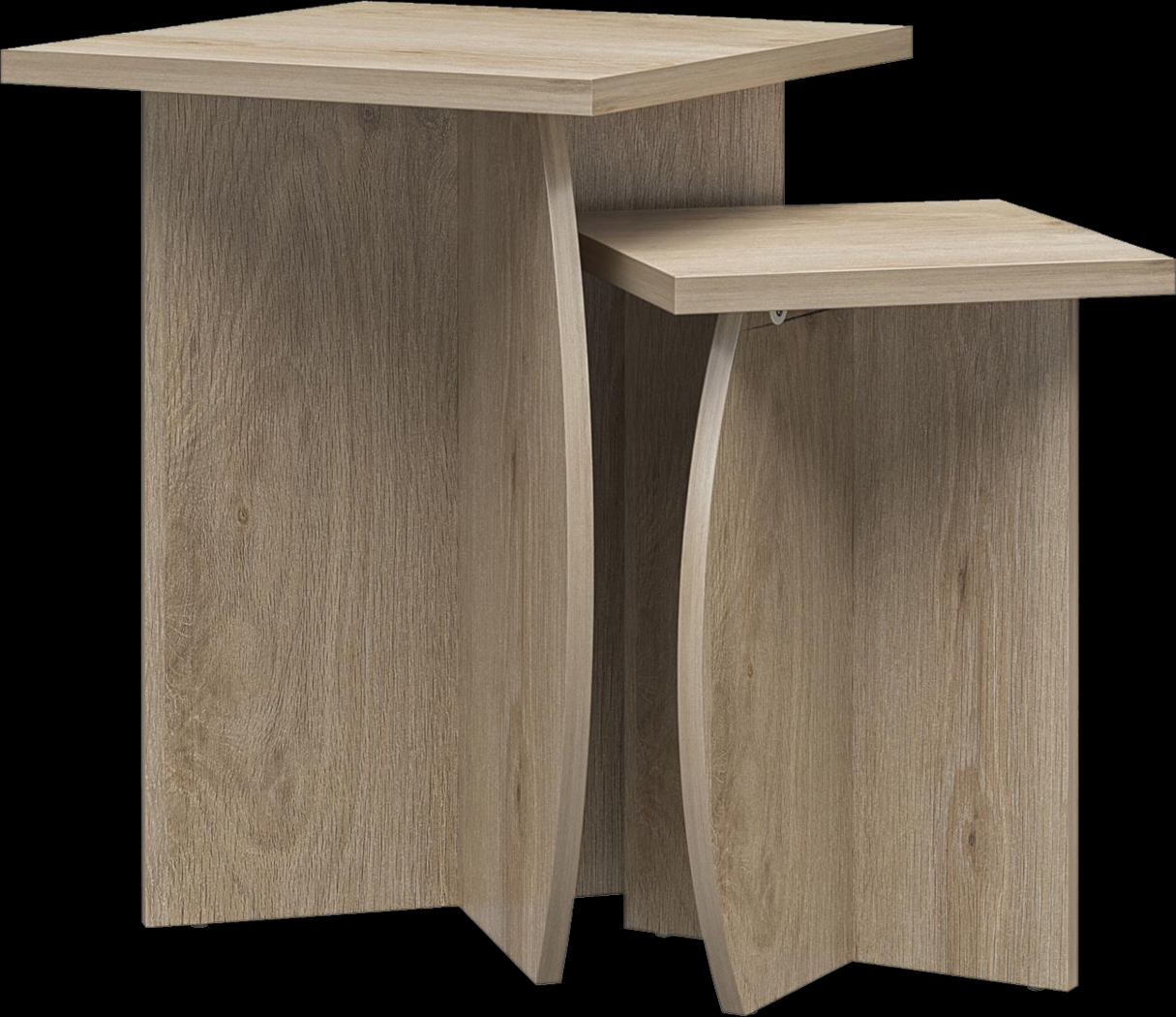 Sturgreen Oak Nesting End Table, Set of 2 - Thumbnail - Image 7