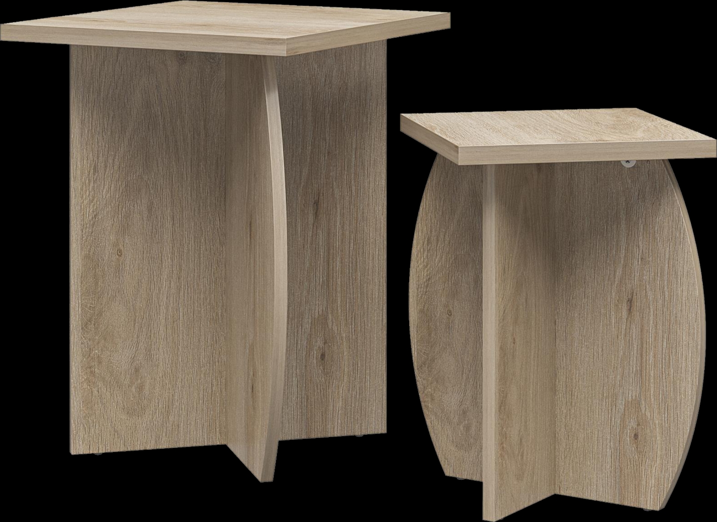 Sturgreen Oak Nesting End Table, Set of 2 - Thumbnail - Image 8