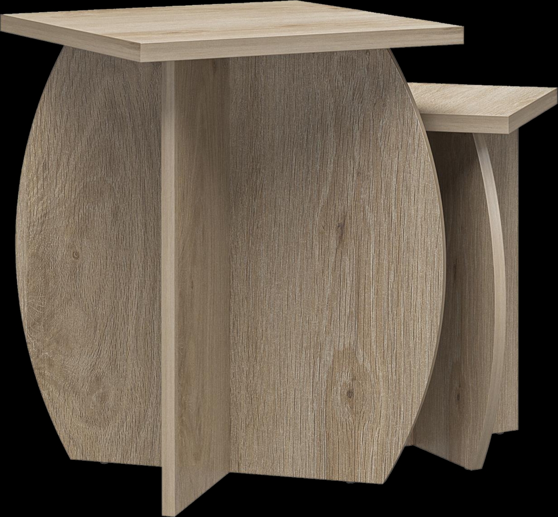 Sturgreen Oak Nesting End Table, Set of 2 - Thumbnail - Image 1