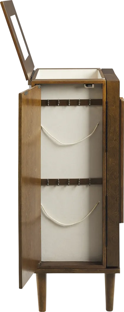 Suari Brown Jewelry Armoire - Thumbnail - Image 13