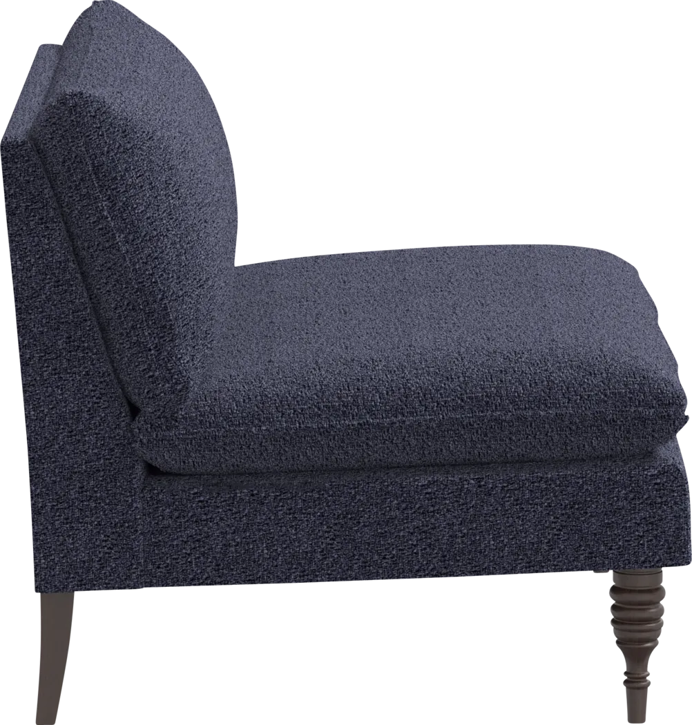 Subira Blue Loveseat - Thumbnail - Image 4