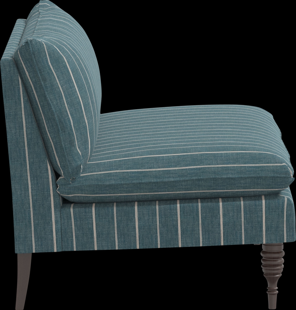 Subira Blue Loveseat - Thumbnail - Image 5
