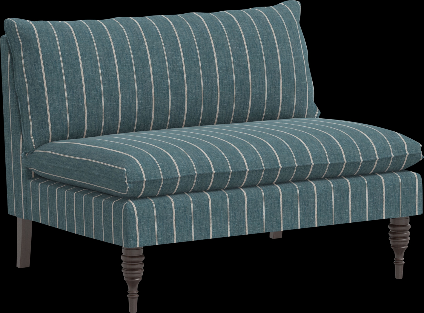 Subira Blue Loveseat - Thumbnail - Image 1