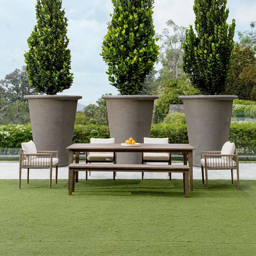 Sudru White Outdoor Tray - Thumbnail - Image 2