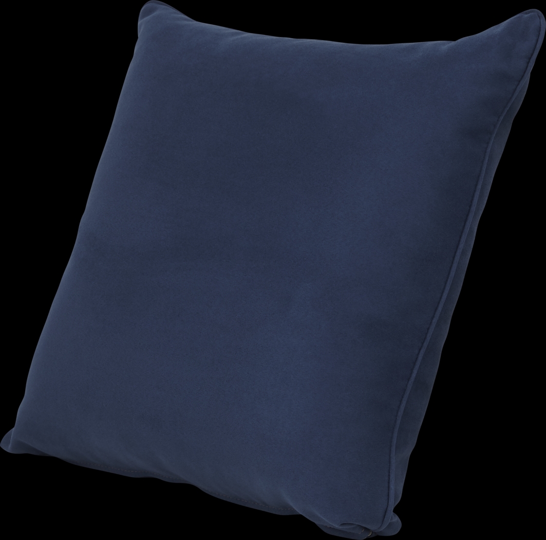 Suede Sapphire Accent Pillow (Set of 2) - Thumbnail - Image 3