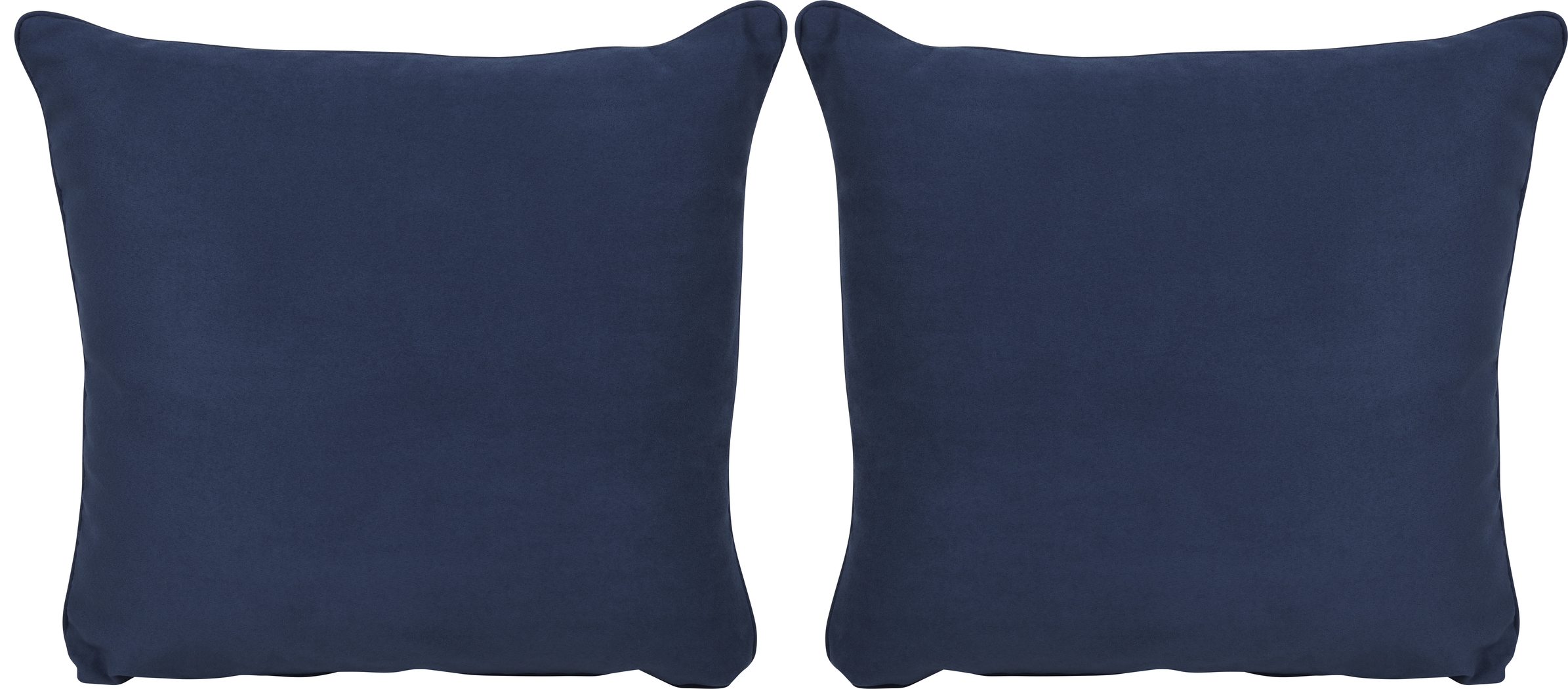Suede Sapphire Accent Pillow (Set of 2) - Thumbnail - Image 1