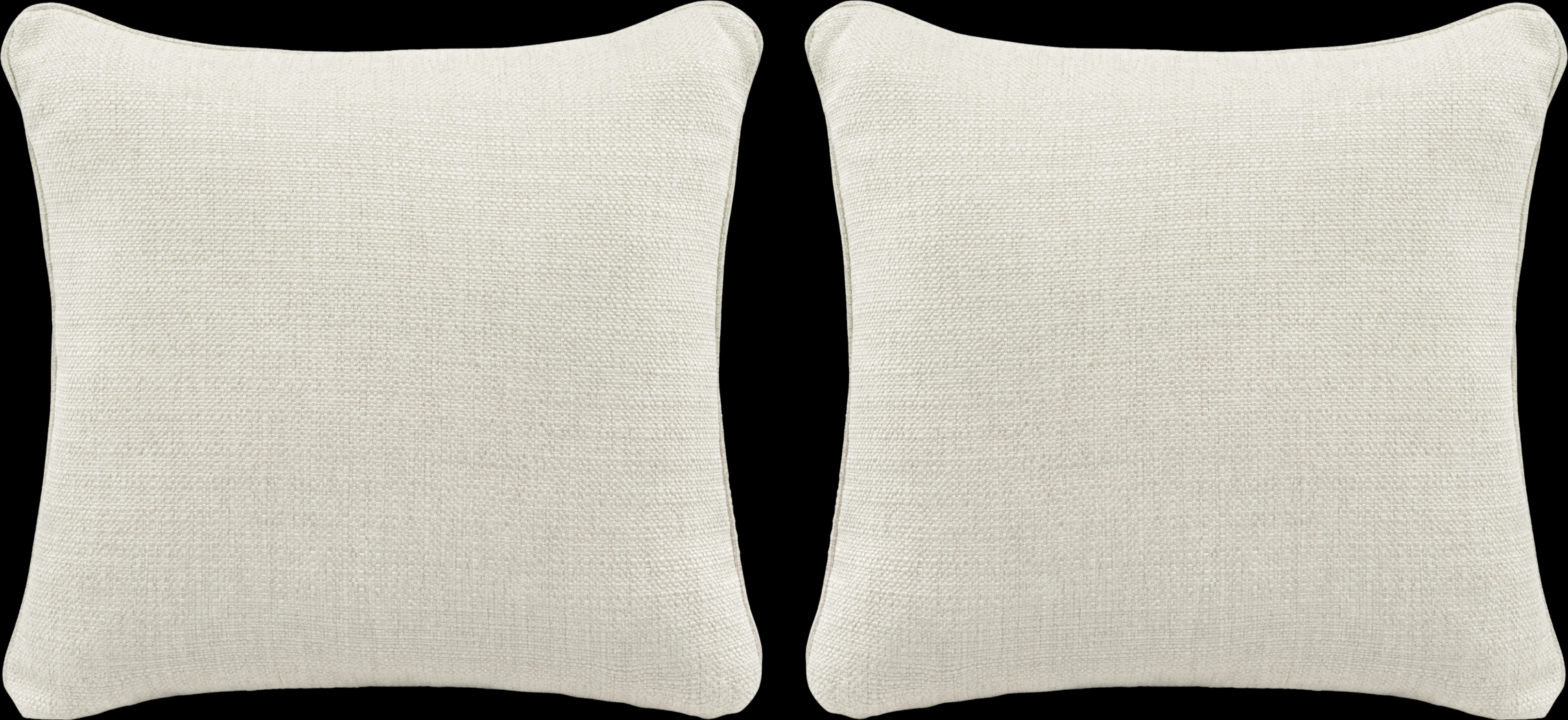 Sugar Shack Off-White Accent Pillow, Set of Two - Thumbnail - Image 1