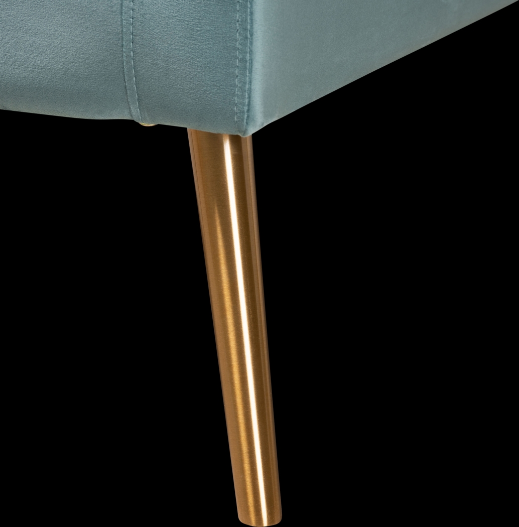 Sugarberry Light Blue Accent Chair - Thumbnail - Image 6