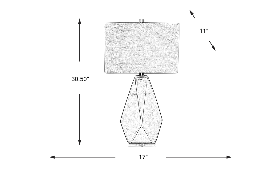 Dimension Image. Please refer to the Dimension Tab on this page for dimension details.