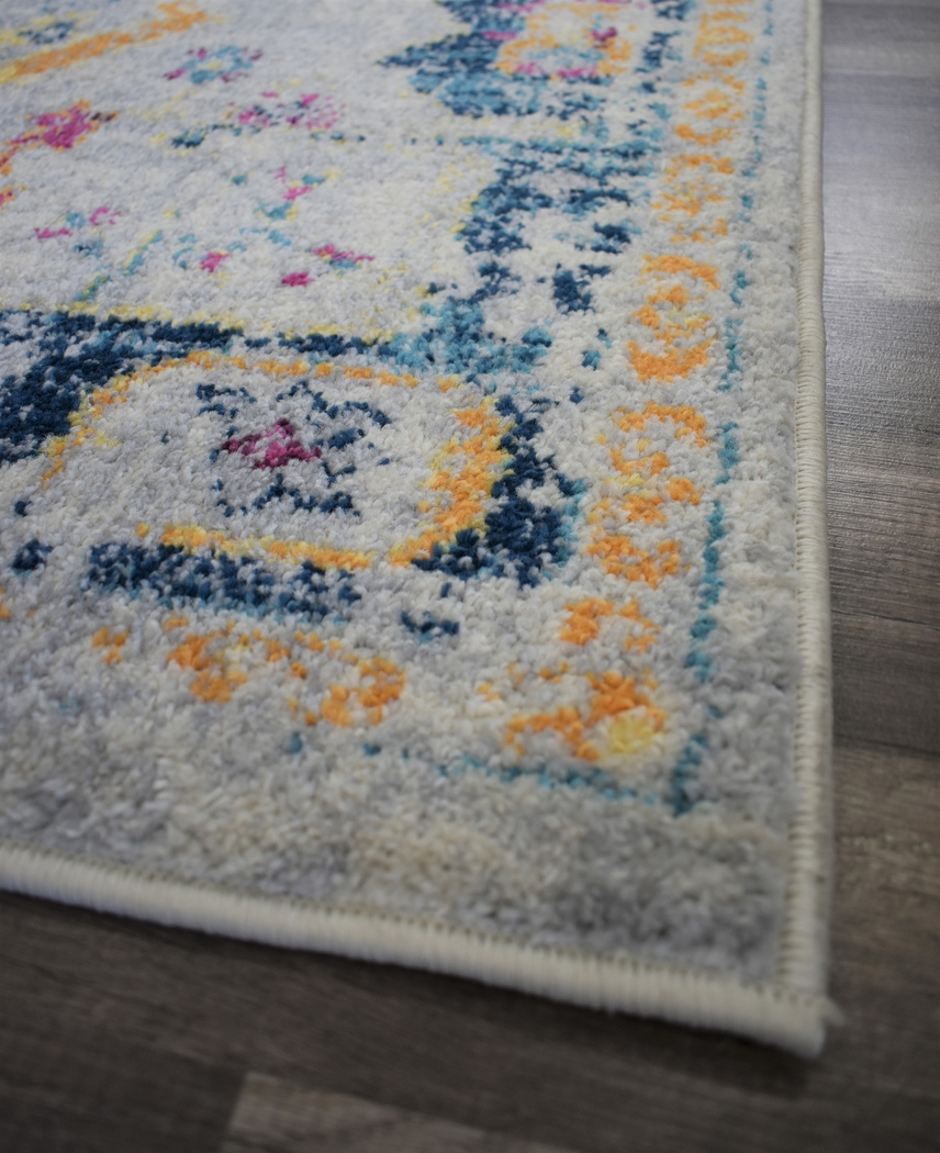 Suhana Light Blue 5' x 7' Rug - Thumbnail - Image 2