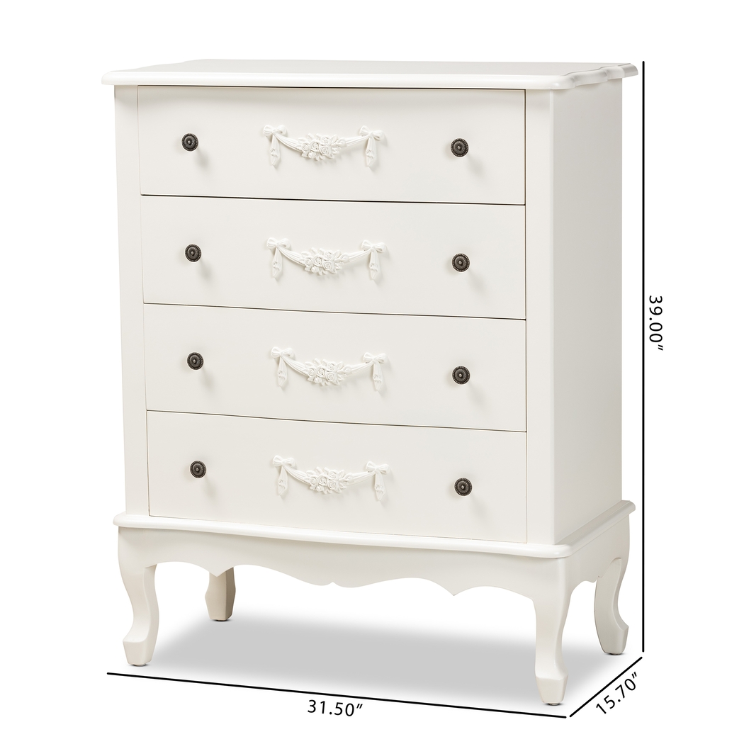 Sullen White Accent Cabinet - Thumbnail - Image 8