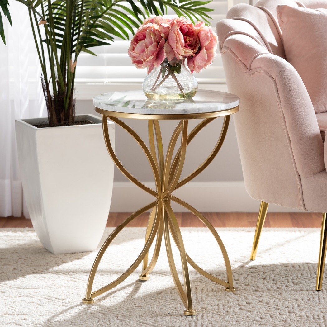 Sullenger Gold End Table - Thumbnail - Image 2