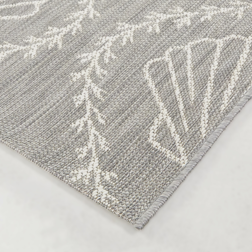 Sullivan Light Gray 7'10 x 10' Indoor/Outdoor Rug - Thumbnail - Image 3