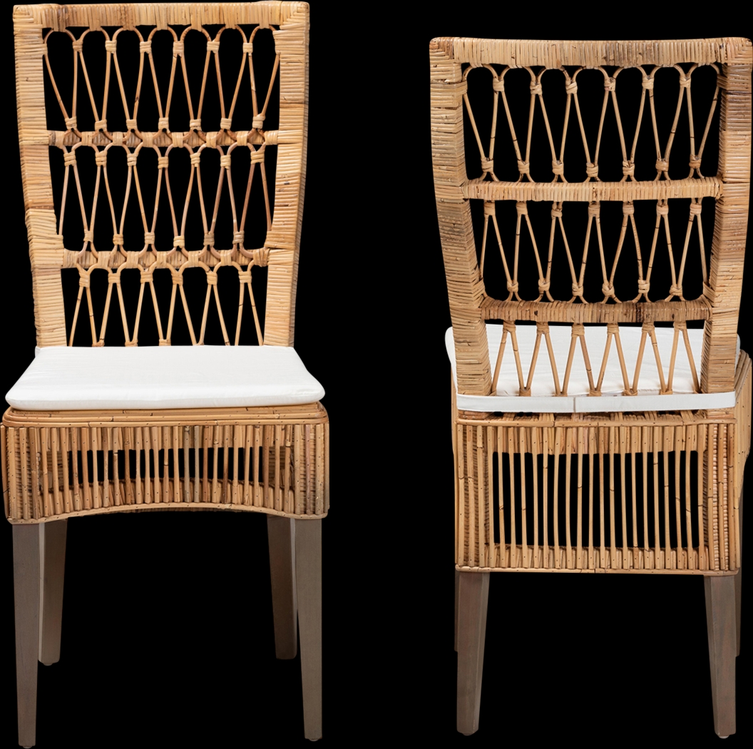 Sullnera Brown Side Chair, Set of 2 - Thumbnail - Image 3