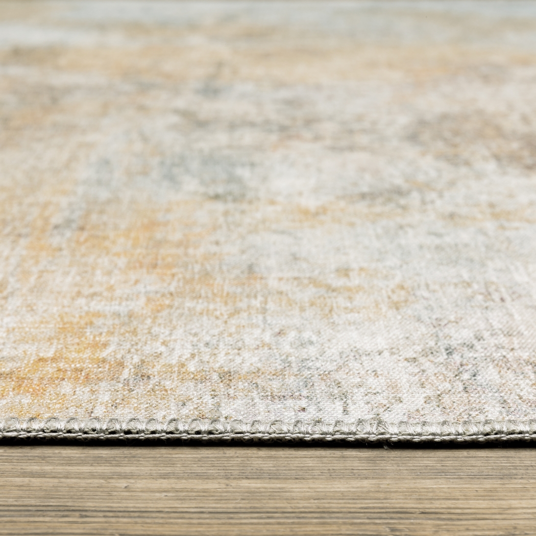 Sulya Yellow 7'7 x 10'1 Rug - Thumbnail - Image 7