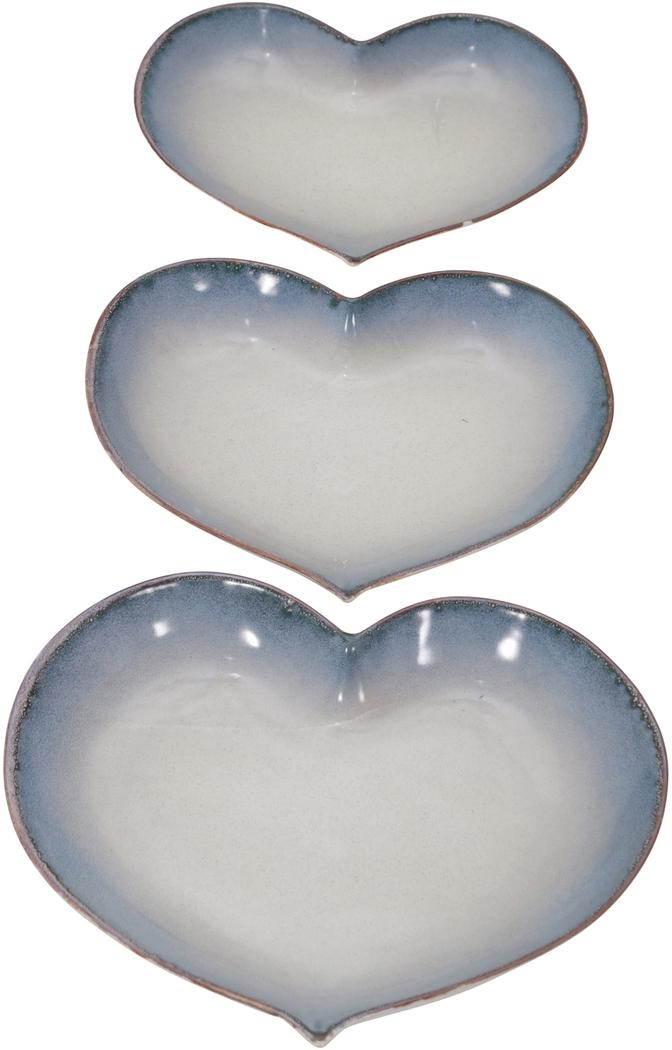 Sumerfern Blue Decorative Plate, Set of 3 - Thumbnail - Image 2