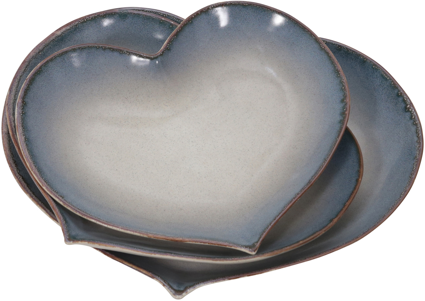 Sumerfern Blue Decorative Plate, Set of 3 - Thumbnail - Image 4