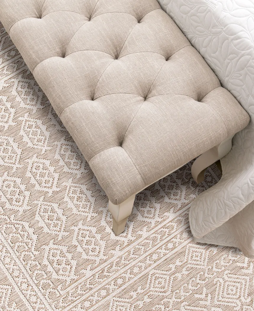 Sumiton Beige 7'10 x 10'10 Rug - Thumbnail - Image 3