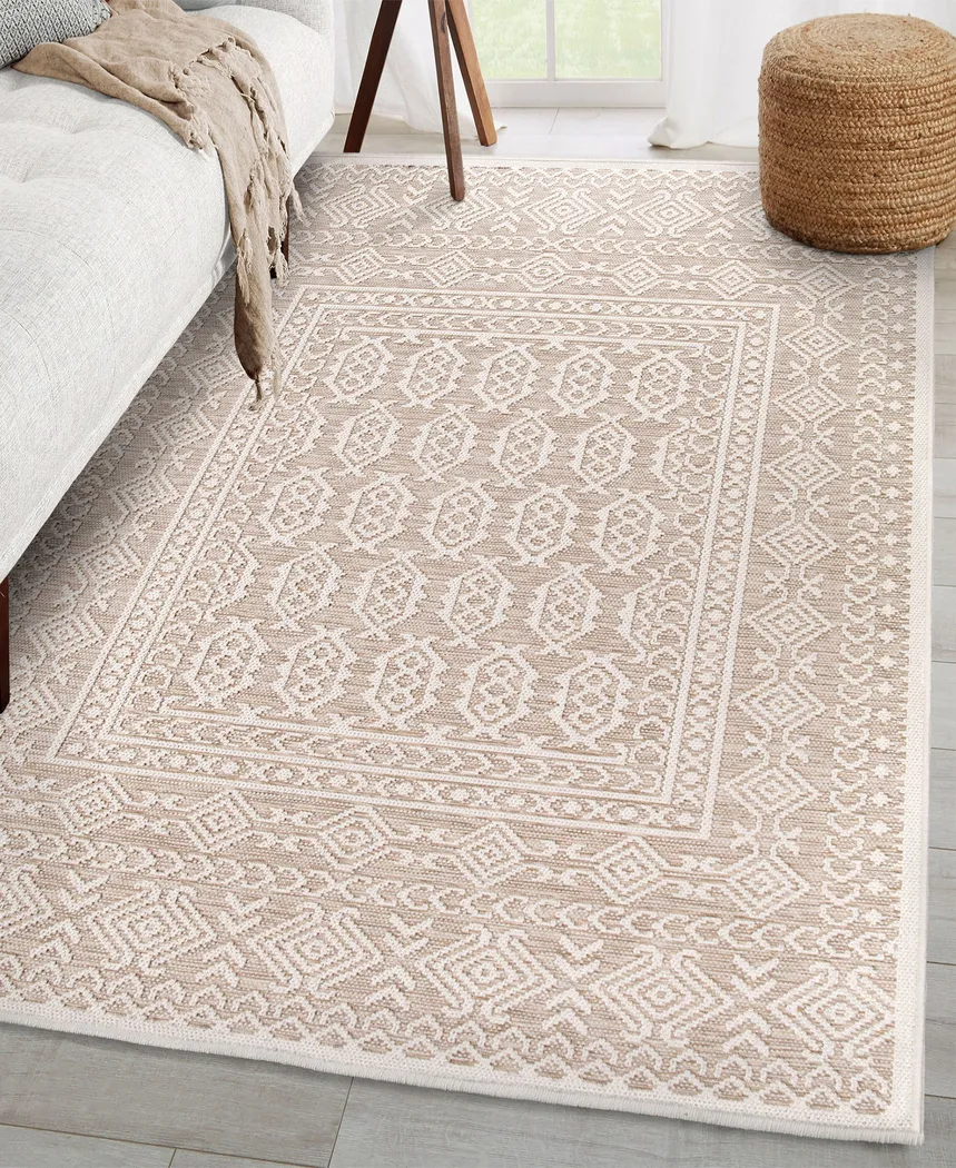 Sumiton Beige 7'10 x 10'10 Rug - Thumbnail - Image 8