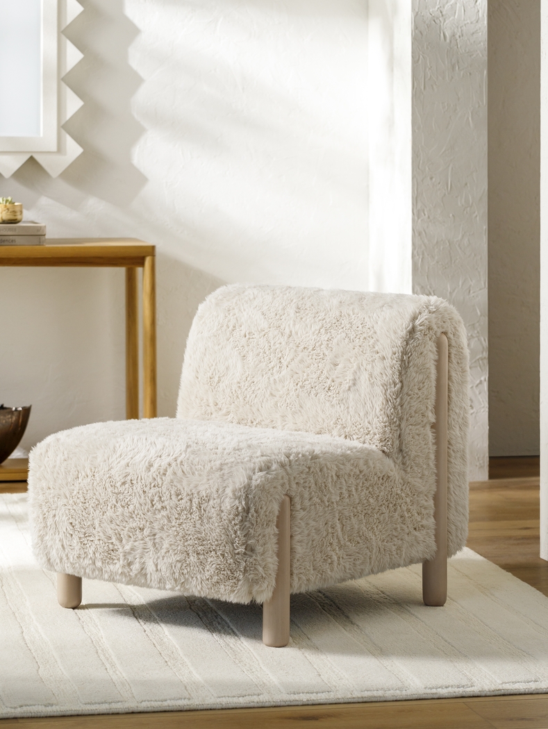 Sumiza Off-White Accent Chair - Thumbnail - Image 2