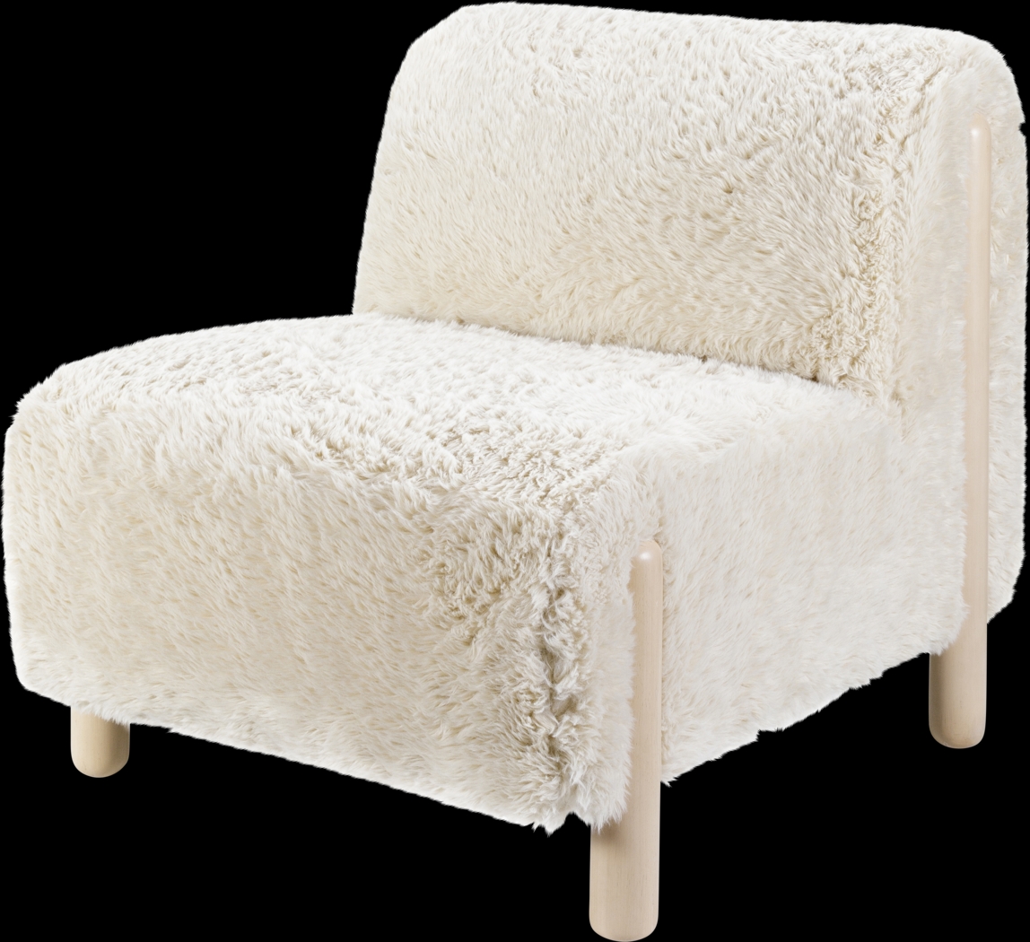 Sumiza Off-White Accent Chair - Thumbnail - Image 1